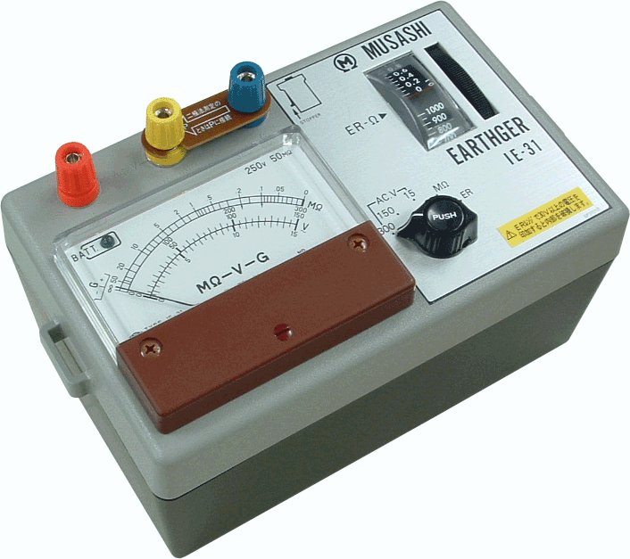 絶縁接地抵抗計　　　　　　　　　　　　　　　　　　　　　　　 IE-31/32